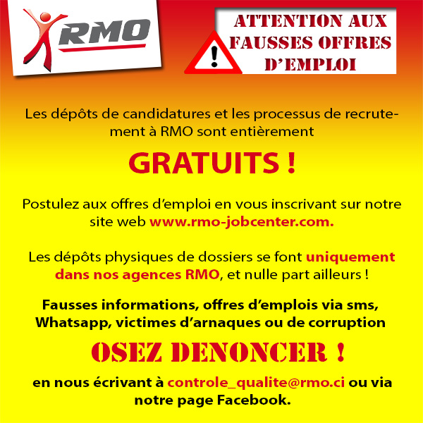 Offres d'emploi frauduleuses, soyez vigilants !